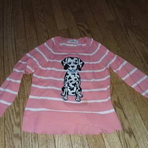 SUPER ADORABLE Dalmatian striped sweater
